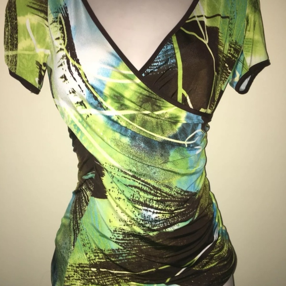 Sexy women’s plung top sz S - Picture 1 of 4